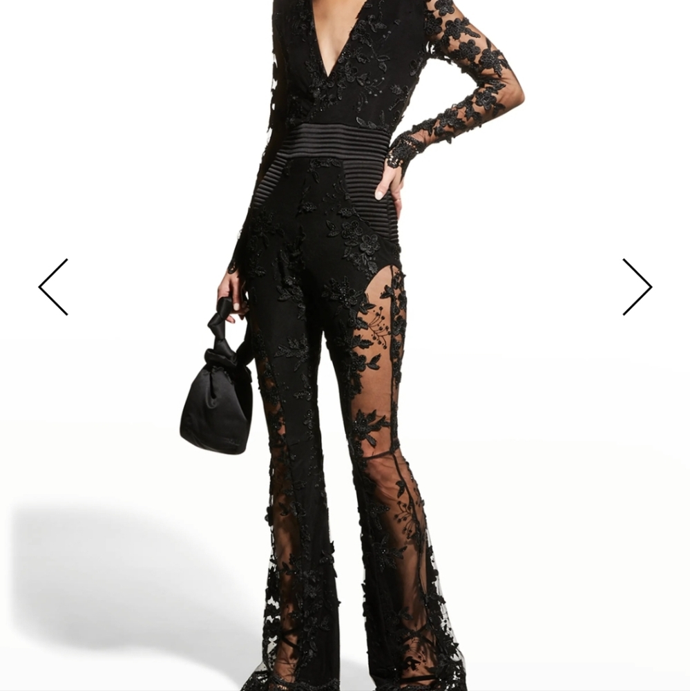 ZHIVAGO "The Black Parade" Jumpsuit Size US 6 UK 10